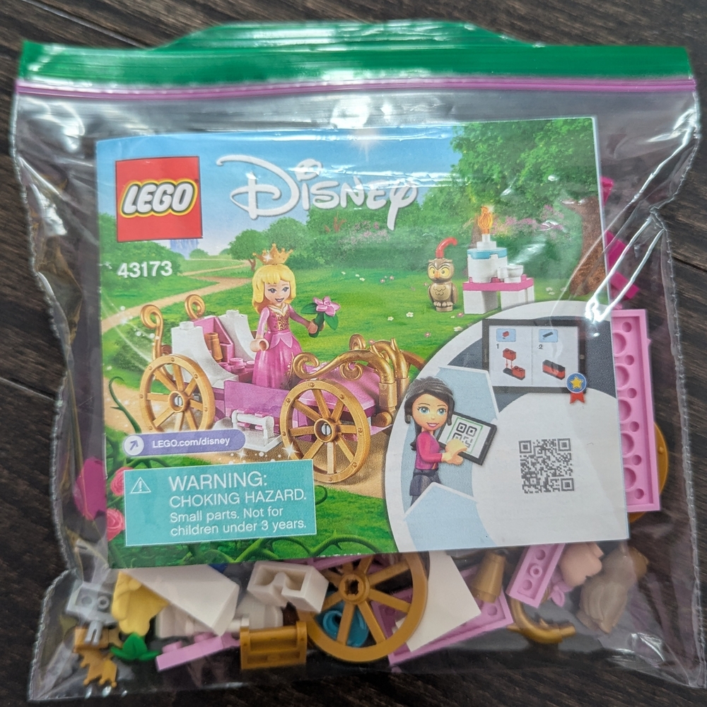 2/$35 LEGO Disney Princess Aurora Royal Carriage Set 43173